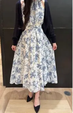 SNIDEL 花柄 ロングワンピース ガーデ セット 0サイズ