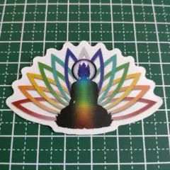 防水ステッカー【2枚目100円】ブッダ　お釈迦様　仏教　No.24716