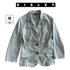 お値下げ❣️SISLEY グレー テーラードジャケット 七分袖 Mサイズのサムネイル