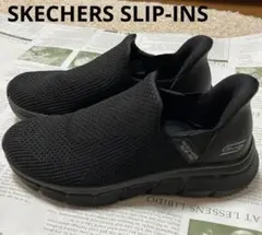 SKECHERS SLIP-INS ブラック スニーカー　25.5㎝