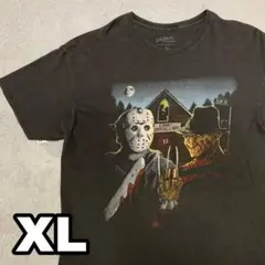 3WD225 【ムービーt】エルム街の悪夢x13日の金曜日 tシャツ