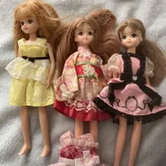 リカちゃん人形セット 3体