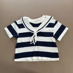 H&M セーラ風トップス 95