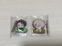 鬼滅の刃 きゃらばんちょうこう ヘアクリップ 竈門炭治郎&不死川実弥