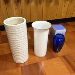 花瓶(フラワーベース)3ケセット(未使用・中古 混合) たち吉他のサムネイル