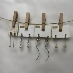 ノンホールピアス　ゴールド　4セット