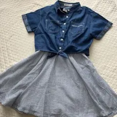 メゾピアノJr.140セットアップワンピース