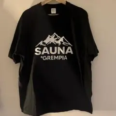 SAUNA GREMPIA グリンピア Tシャツ ブラック XL