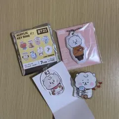BT21 RJ アクリルキーリング クリップ