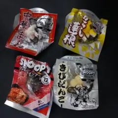 ペプシネックス SNOOPY 全国おいしいものアクセサリー他　4個セット