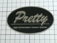 【耐熱?】 正規品 PrettyRacing ステッカー プリティーレーシング