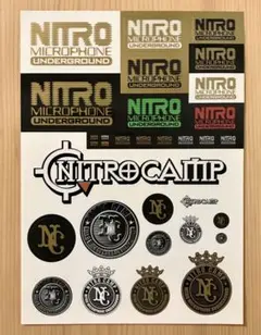 NITRO CAMP入会特典オリジナルステッカーシート2枚組 非売品 NIKE