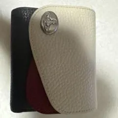 vivienne westwood三つ折り財布 ホワイト ブラック レッドレザー