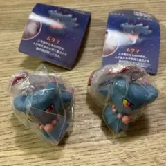 ポケモン　蓄光フィギュアチャーム　ムウマ　2個セット　ストラップ　マスコット