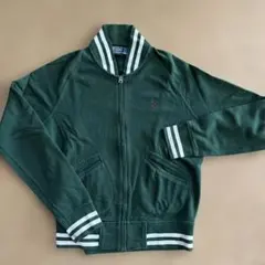 美品！ポロ ラルフローレン ジップアップスウェット ブルゾン グリーン
