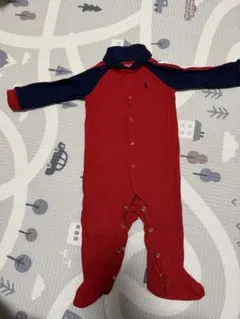 【ラルフローレン】美品　長袖カバーオール　ロンパース　ベビー　9M75