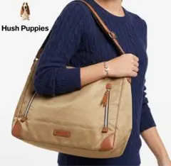 Hush Puppies ハッシュパピー トートバッグ ショルダーバッグ 茶色系のサムネイル