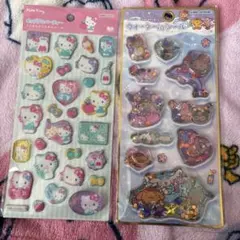 サンリオ　ウォーター　インシールポップデコパーティー　ラメきらクリスタルシール