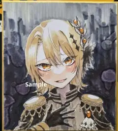 手描きイラスト アナログ 魔法少女ノ魔女裁判 蓮見レイア まのさば