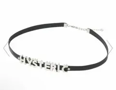 ヒステリックグラマー★HYSTERIC GLAMOUR ロゴレザーチョーカー★