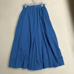 バビロン 鮮やかなブルーのフレアスカート ロング丈のサムネイル