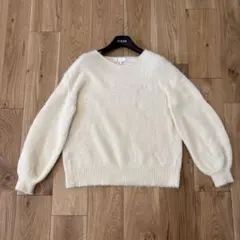 ⚠️即購入OK⚠️ Rope picnic Vネック 白ニット セーター ホワイト