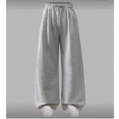 shein スウェットパンツ　グレー　だる着