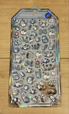 正規品　ボンボンドロップシール　オリジナル　みずいろボンボン　水色