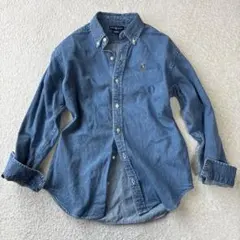 ✨RALPH LAUREN✨ラルフローレン ボニー刺繍 デニムシャツ　M