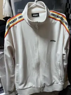 NERDY トラックジャケット パンツ セットアップ ホワイト M 未使用品 国内完売 NERDY 2022FW TRACK PALETTE セットアップ トラック