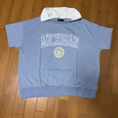 lovetoxic 半袖 トップス MICHIGANロゴ