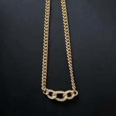 希少】Christian Dior ネックレス 38〜44㎝ ゴールド - メルカリ