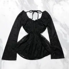 LIP SERVICE♡デカリボンレーストップスy2k 平成 フェアリーグランジ