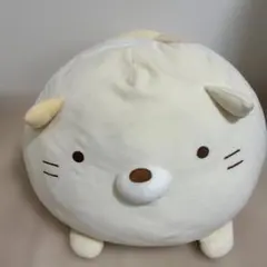 猫型ぬいぐるみ クリーム色 すみっコぐらしねこ