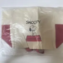 スヌーピー ポケット付デザイントートバッグ