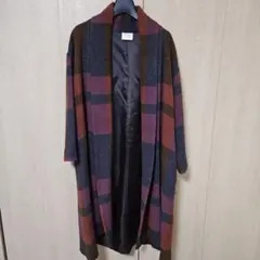 Yuni チェック柄 ロングコート