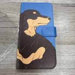 iPhone13proMAX ケース iPhoneケース 手帳型 犬 ダックス
