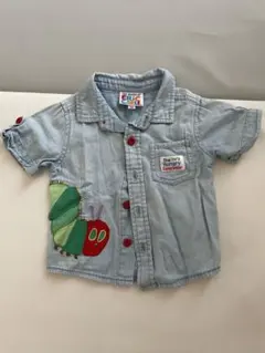 はらぺこあおむし　デニムシャツ80サイズ