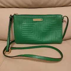 ケートスペード　サタデー　グリーン ショルダーバッグ　牛革