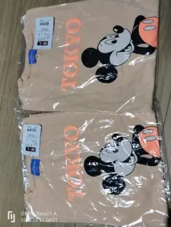 ディズニー ミッキーマウス Tシャツ MーLサイズ 　2枚セット