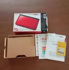 ニンテンドー3DS LL レッド 空箱、取説、ARカード