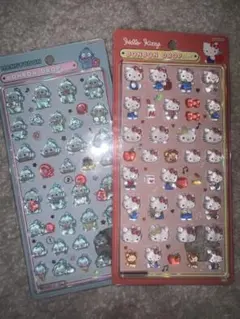 ボンボンドロップシール　サンリオ　ハンギョドン　キティ