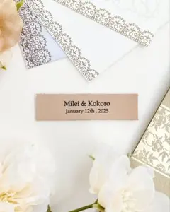 アートタグ 国産レザー ファーストアートタグ 刻印 名入れ 文字変更可能