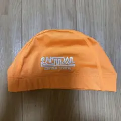 オレンジ色 水泳帽 セントラルスポーツ
