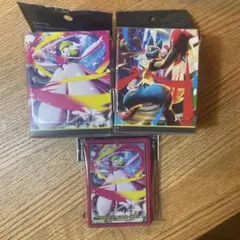メガサーナイト、メガルカリオ　デッキケース、デッキシールドセット