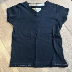 GO TO HOLLYWOOD Vネック Tシャツ ブラック 100