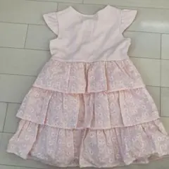 ピンク フリル ワンピース 110
