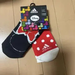 【新品】adidas ディズニー　キッズ　靴下　サイズ12-14cm 2足セット