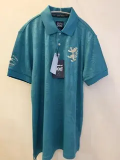 未使用アドミラルゴルフ ポロシャツ L ターコイズブルーのサムネイル