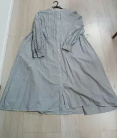 CIADAPANIC TYPY ストライプ ロングシャツワンピース サイズONE